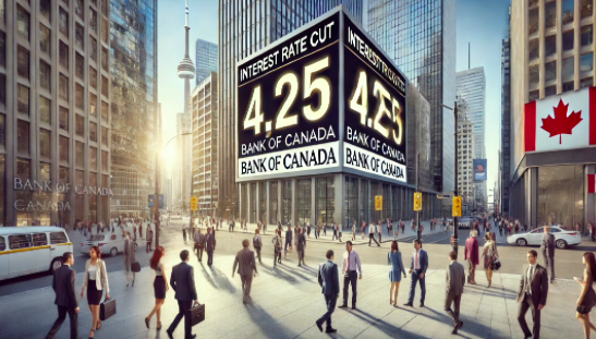 Bank of Canada Cuts Rates Another Quarter Point